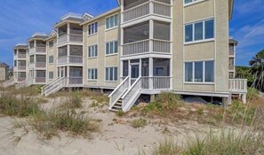 Exterior - The Sandcastle|104 F Port O Call | Walk Off Porch onto the Beach|All New|Oceanfront|Renovated|Per... (Isle of Palms)