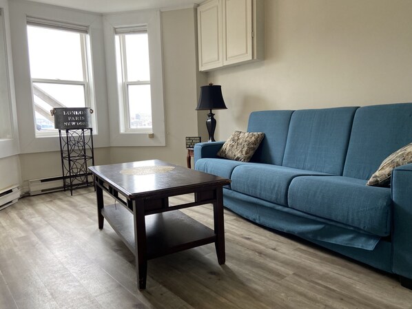 Living area - Heritage Gem: Sweeping Harbor Views, Pvte. Parkingv (St. John's)