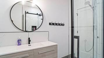Shower, hair dryer