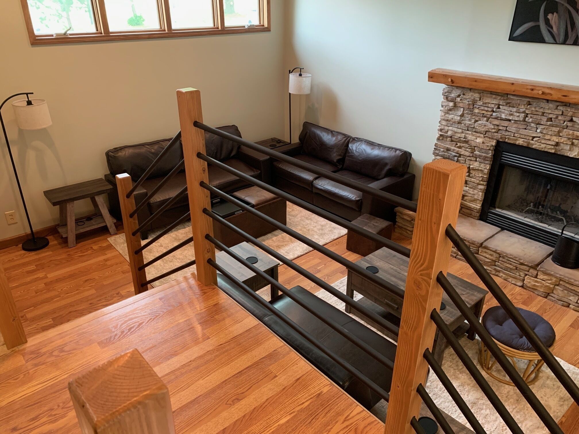 Smart-tv en een open haard