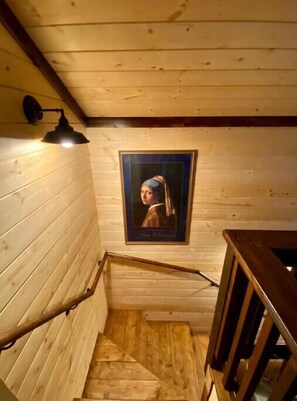 Interior - Red Cabin in the Woods - the Olympic Peninsula (Quilcene)