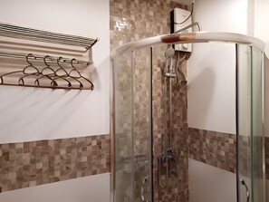 Standard Room, 2 Double Beds, Non Smoking, Ground Floor | Bathroom | Shower, hydromassage showerhead, free toiletries, bidet - Dy Heritage Suites (Vigan)