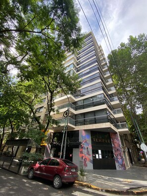 Façade de l’hébergement