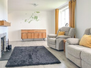 Fernseher, Kamin