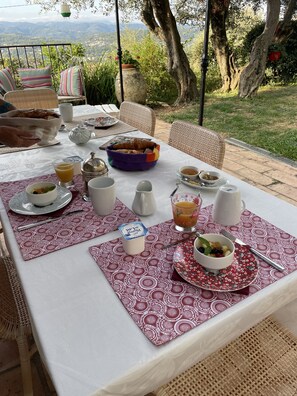 Petit-déjeuner continental compris tous les jours