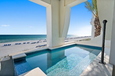 328 Beachside Drive - Gulf-Front Estate, Infinity Pool, Private Walkover