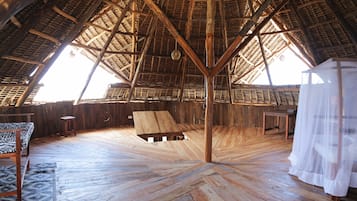 Cabane Panoramique, vue océan | 2 chambres, matelas mémoire de forme, ameublement personnalisé