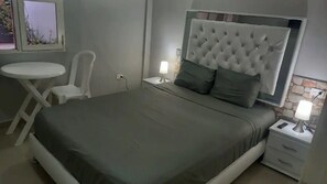 Individually decorated, individually furnished, iron/ironing board