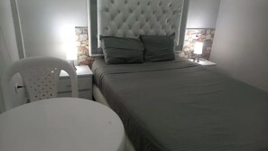 Individually decorated, individually furnished, iron/ironing board