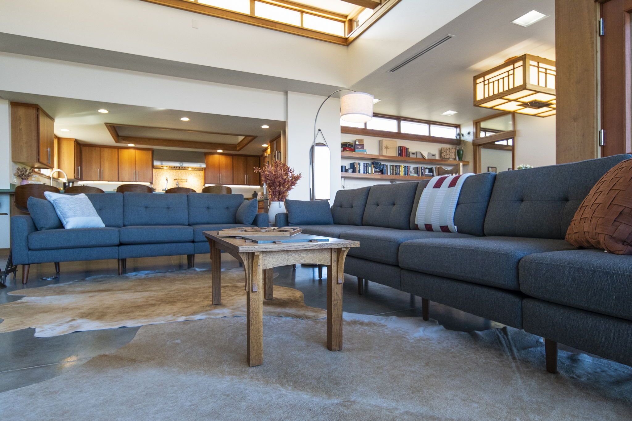 Smart TV, fireplace, DVD player, foosball