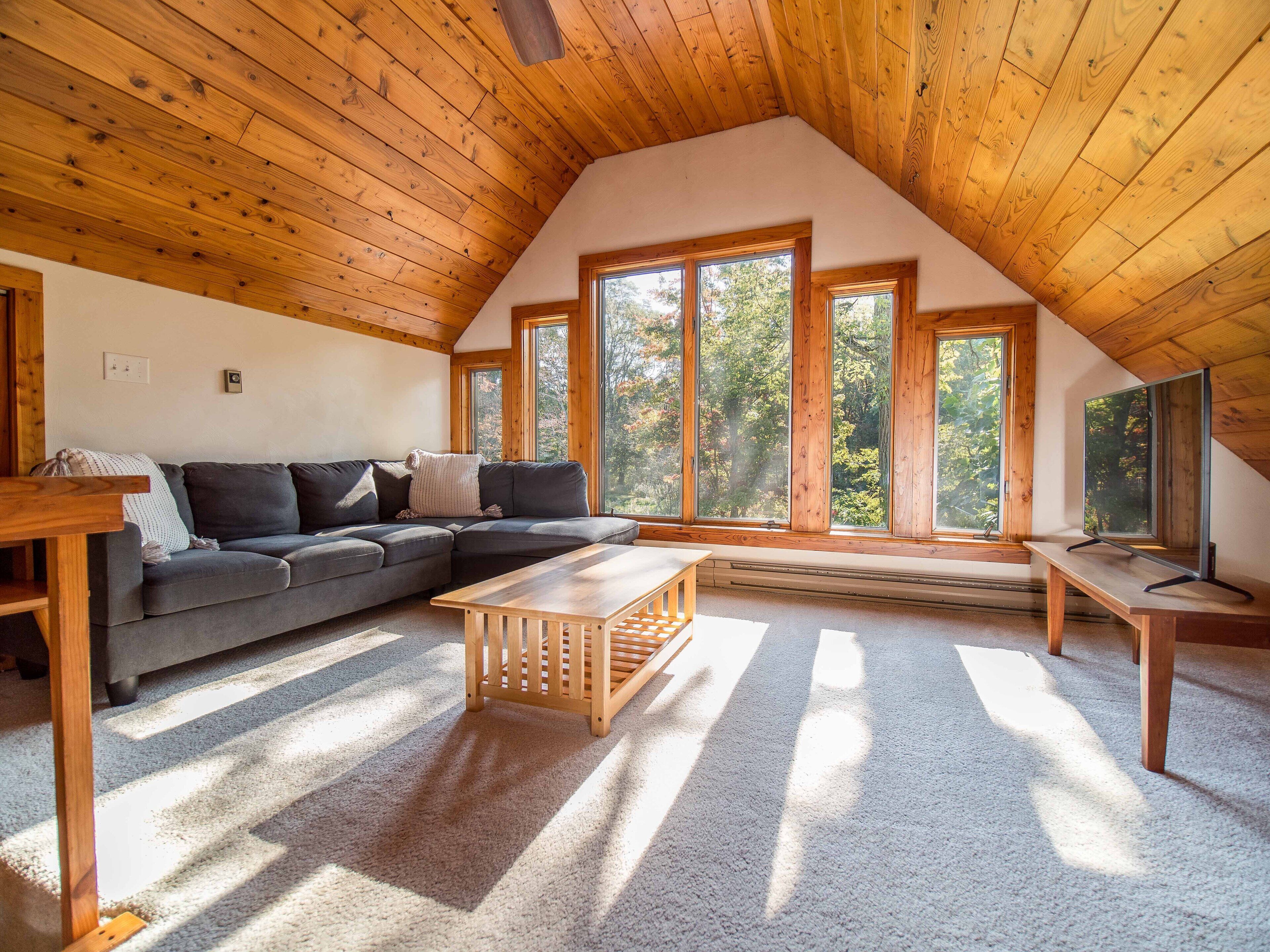 Fireplace, table tennis