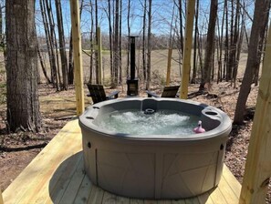 Bain à remous extérieur