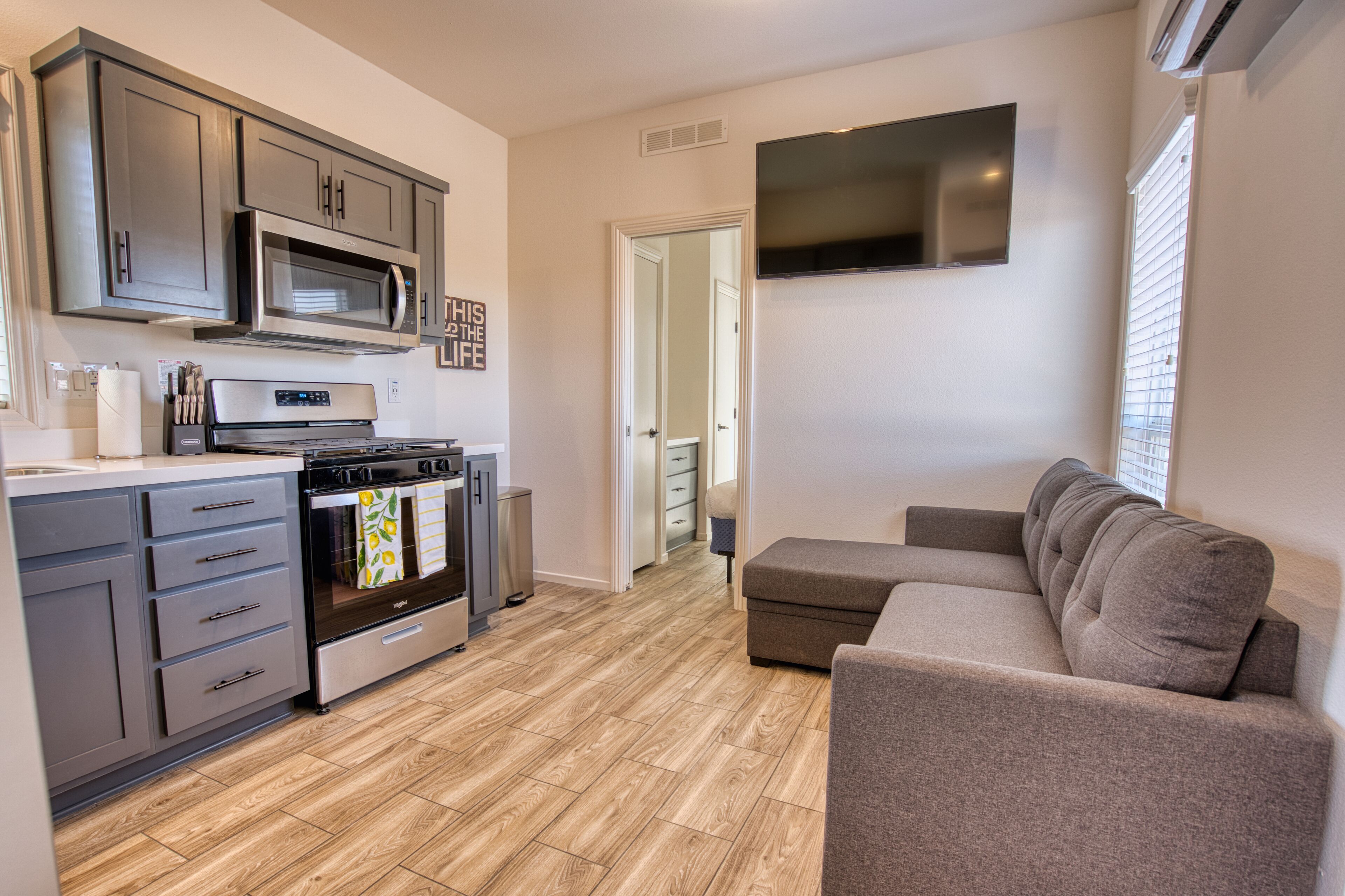 Tiny Home Sleeps 4 at Luxury RV Resort