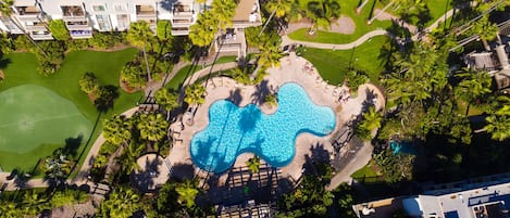 Una piscina climatizada