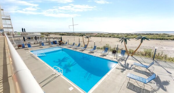 Una piscina climatizada