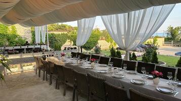 Zona para bodas al aire libre