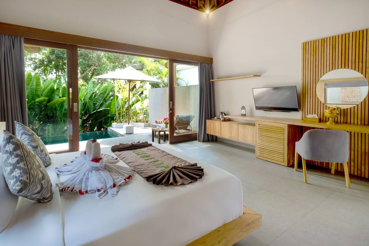 Exclusive Villa, 1 Bedroom | 2 bedrooms, desk, soundproofing, free WiFi