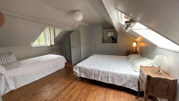 4 chambres, Wi-Fi gratuit, draps fournis