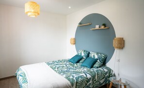 2 bedrooms, desk, iron/ironing board, travel crib - T3 Cosy, Climatisé, à 6 min des Plages (Labenne)