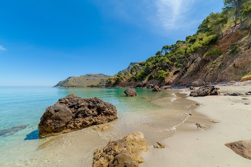 Ferienhaus 'Casa Stevens' mit Meerblick, Gemeinschaftspool und WLAN