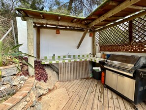 Terrace/patio - House 'El Faro' with sea views, Wi-Fi and air conditioning (La Herradura)