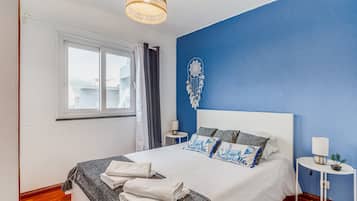 3 makuuhuonetta, silitysrauta/-lauta, ilmainen Wi-Fi, vuodevaatteet