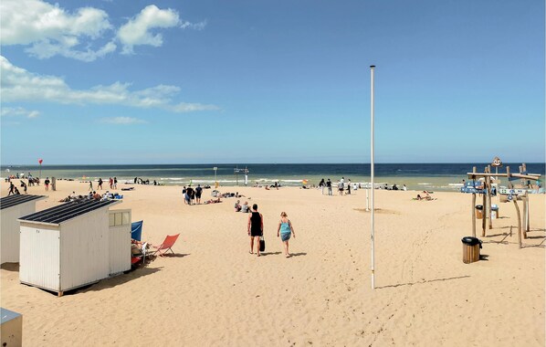 Vlak bij het strand, vissen