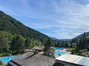 Pool - Beautiful T2+Mezzanine Apartment 40m² Center Le Grand-Bornand (Le Grand-Bornand)