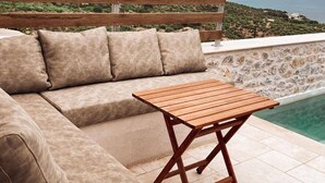 Toetasjesleilighet – panorama, privat basseng | Terrasse/patio