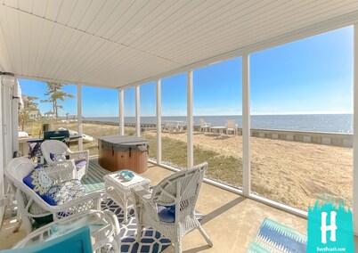 Hays Beach House - Hot Tub - Private Beach