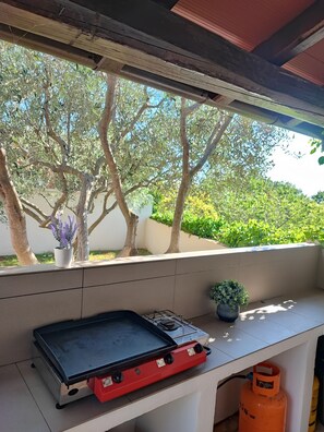 Property grounds - Villa Maya, dva apartmaja v isti etaži z bazenom in bližino plaže (Ližnjan)