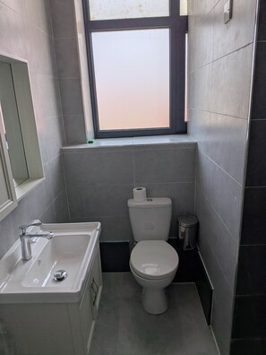 Shower, hair dryer, towels, shampoo - Convenient Budget Studio in Central Sunderland (Sunderland)