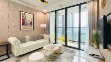 Apartment, 2 Bedrooms, Balcony, City View | City view