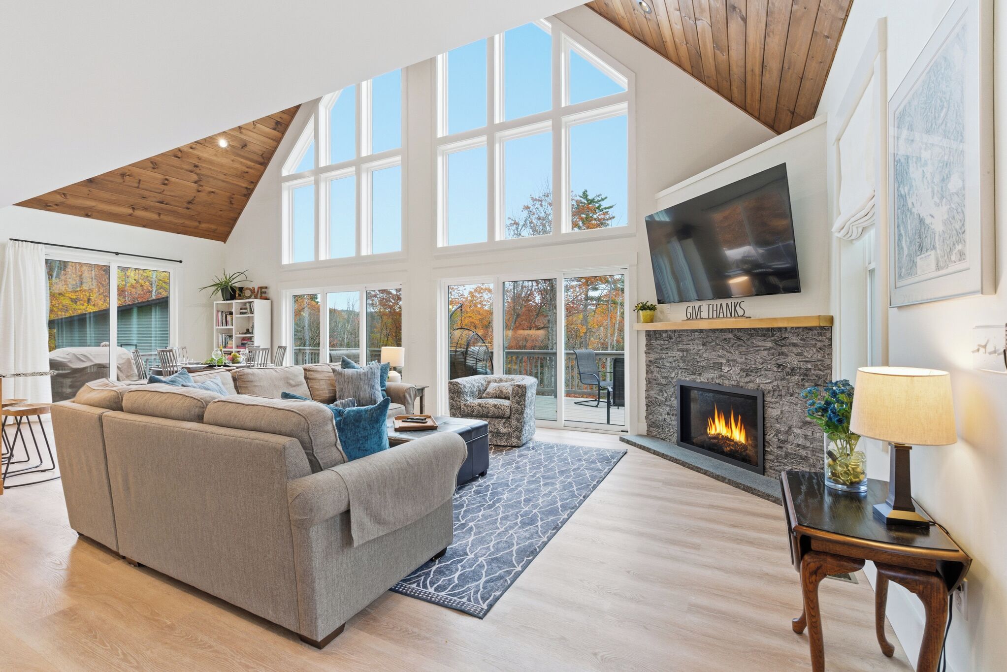 Smart-TV, peis, bøker og printere