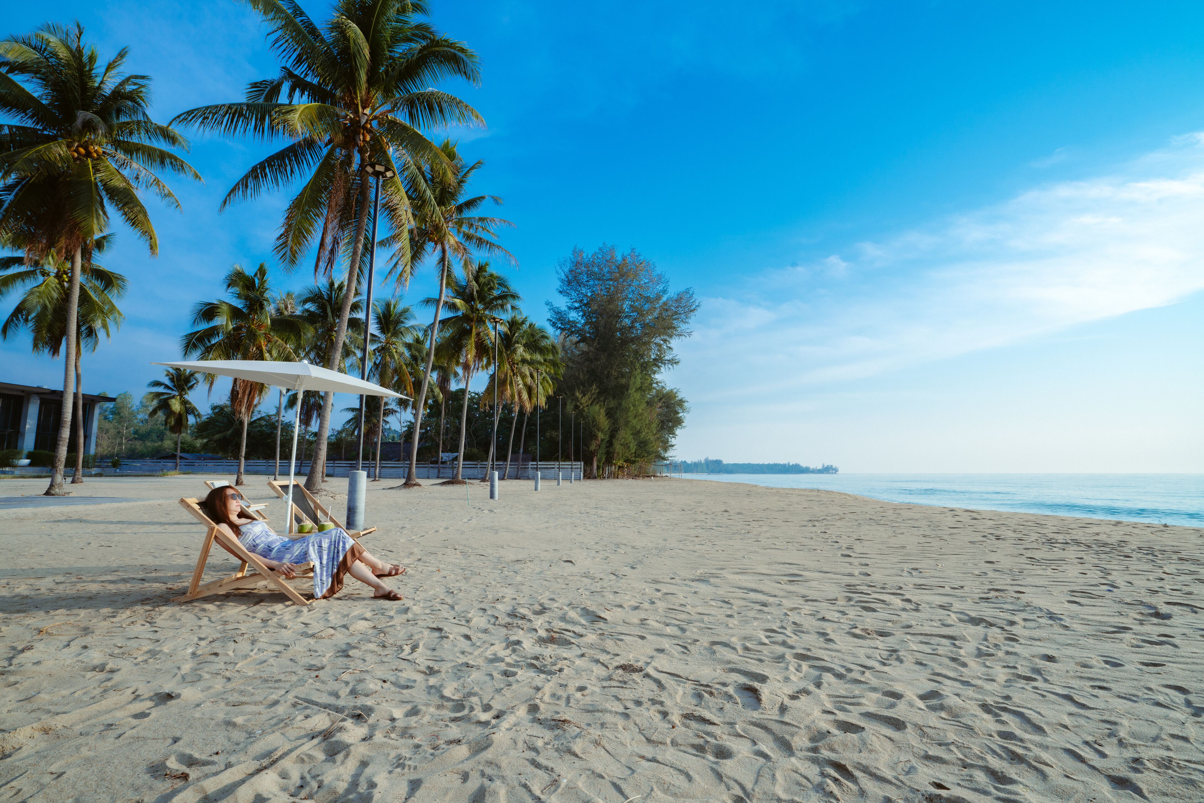 Plage privée, bar de plage
