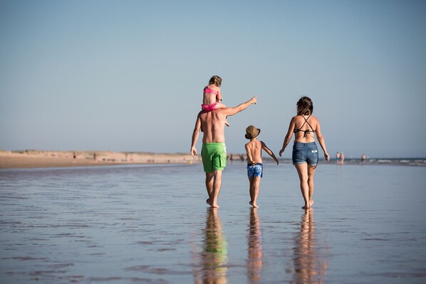 On the beach