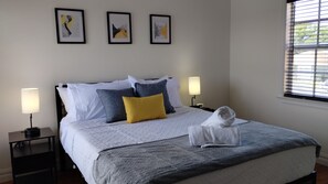 5 bedrooms, iron/ironing board, travel cot, WiFi