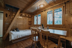 Comfort-Chalet | Wohnbereich | Fußbodenheizung