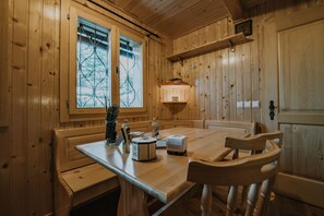 Comfort-Chalet | Wohnbereich | Fußbodenheizung