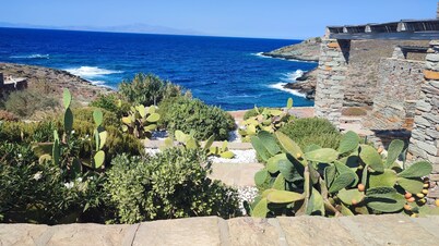 Stunning family waterfront villa with panoramic sea views and a private pool