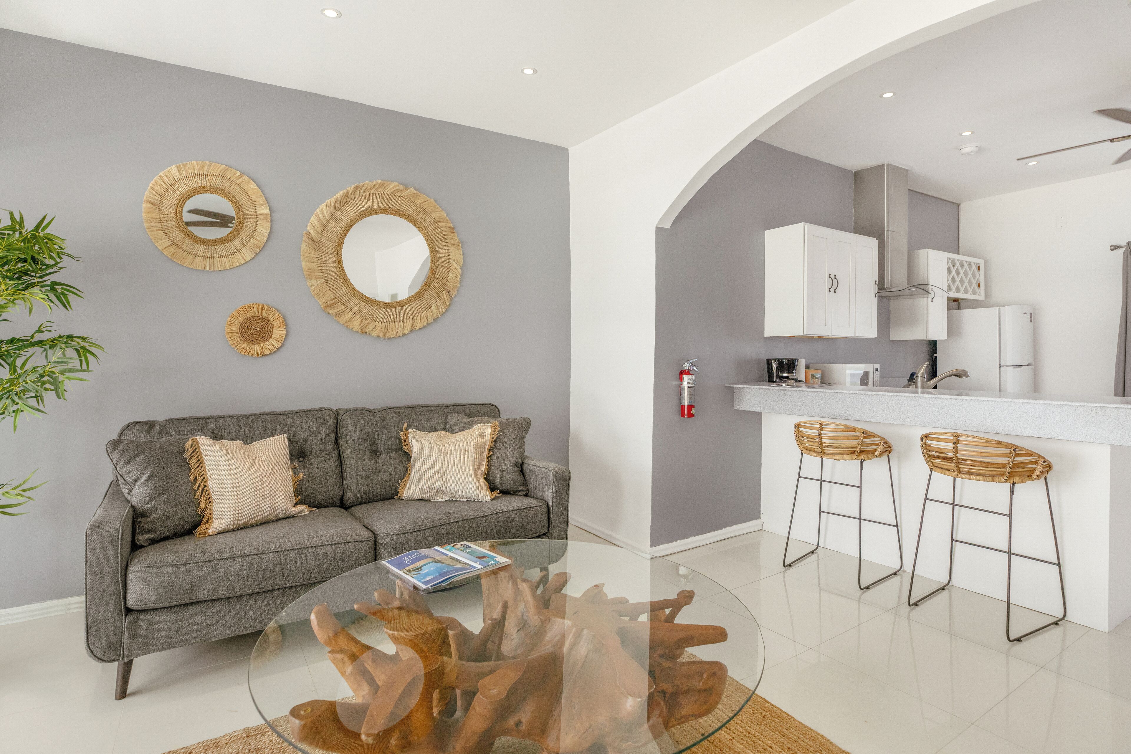 superior apartment | living area | flat-screen tv