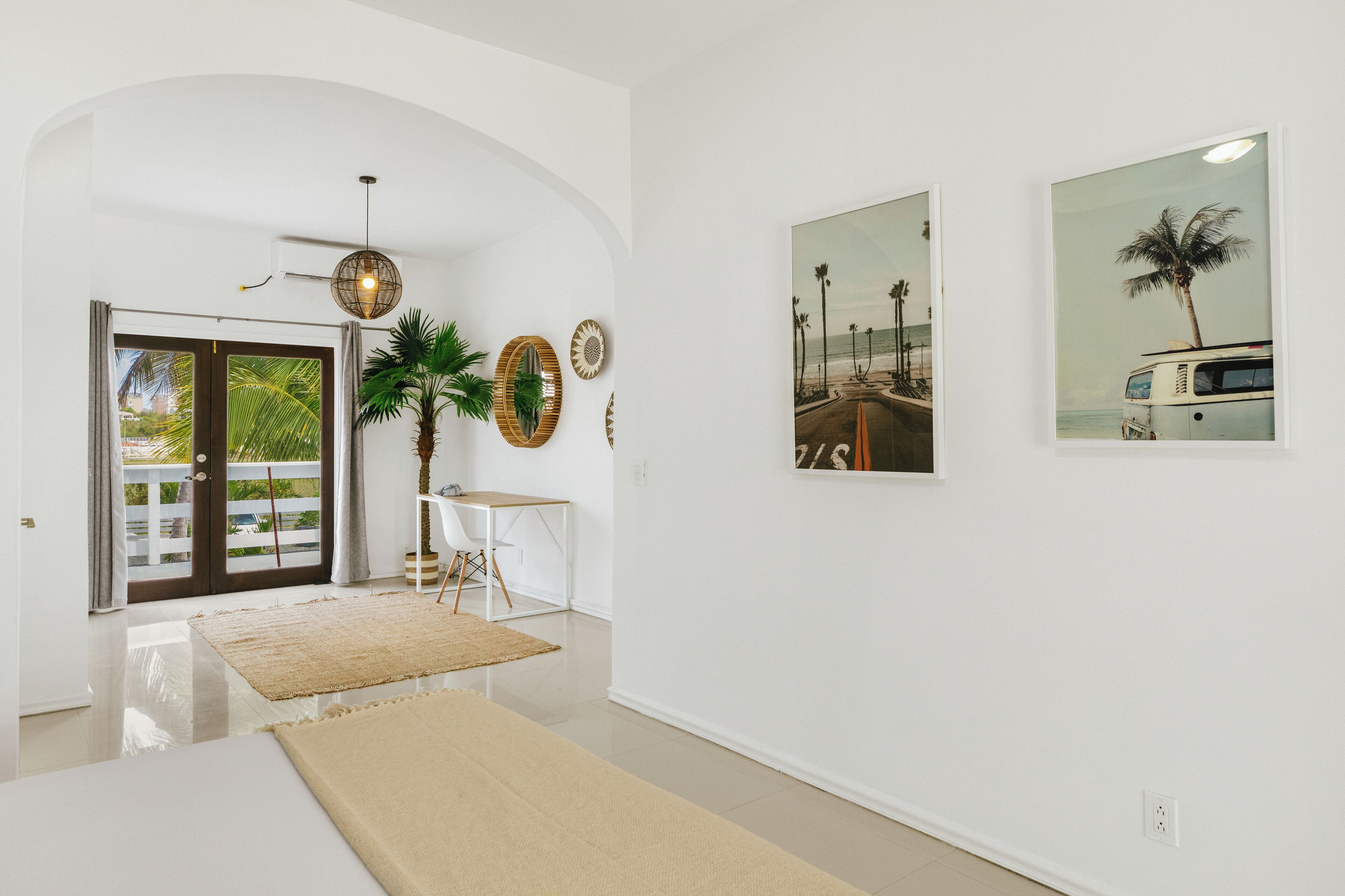 superior studio | living area | flat-screen tv