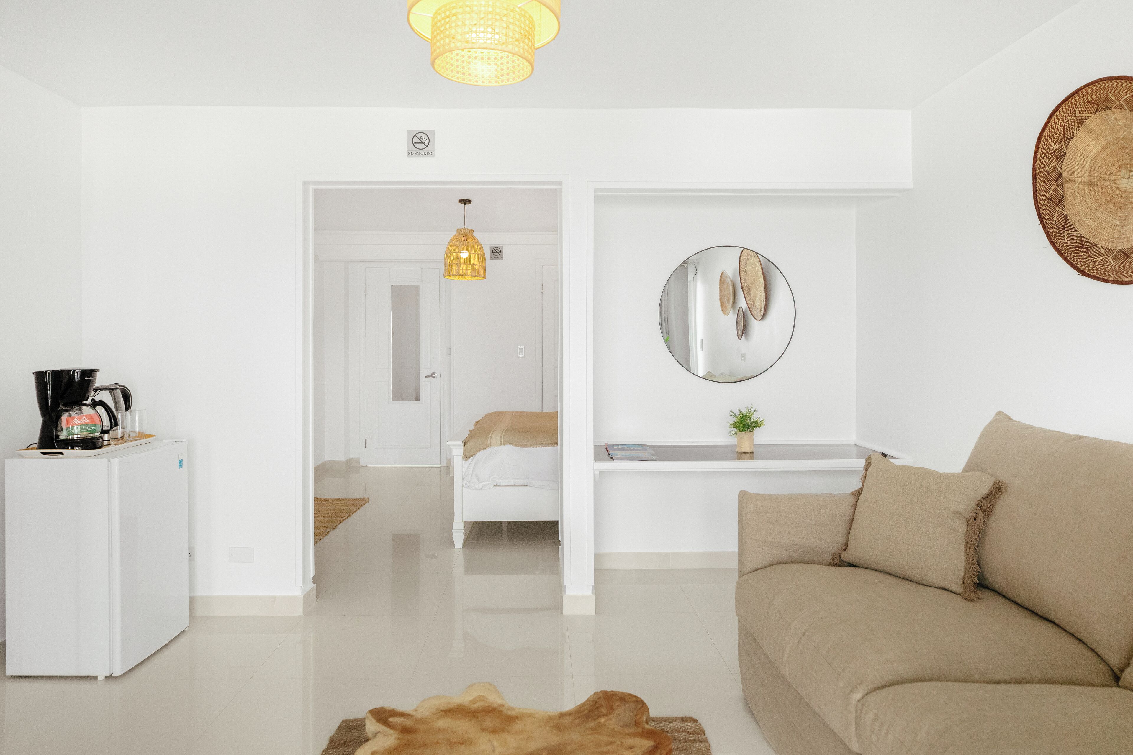 superior studio | living area | flat-screen tv