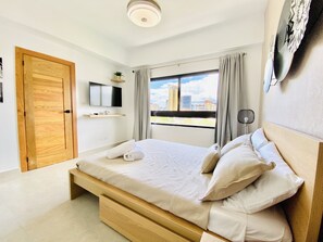 1 多间卧室、熨斗/熨衣板、免费 WiFi、床单
