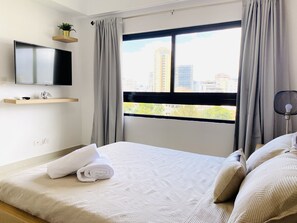 1 chambre, fer et planche à repasser, Wi-Fi gratuit, draps fournis