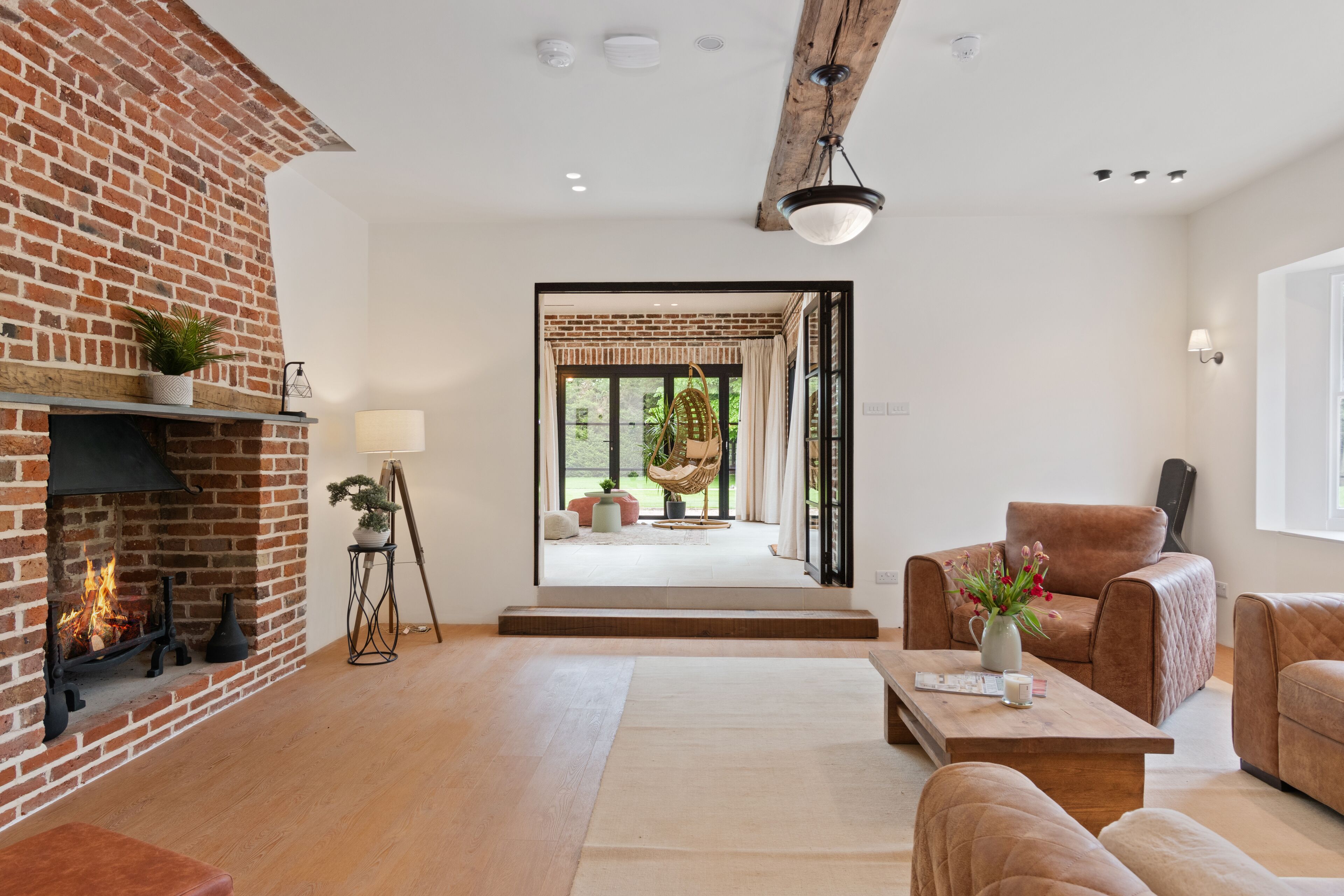 Family House, Multiple Beds | Living area | 32-inch flat-screen TV with cable channels, table football