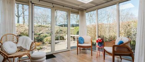 Uitzicht vanuit accommodatie