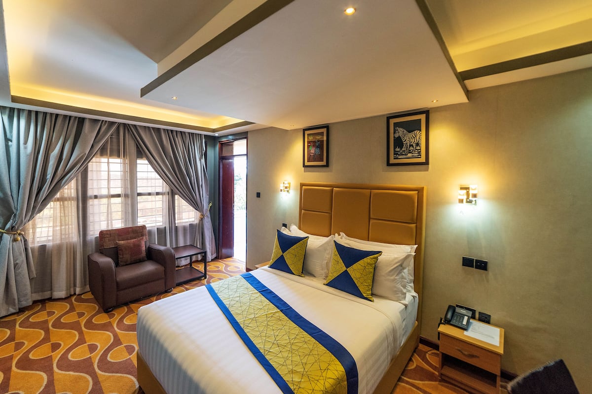 Deluxe-Doppelzimmer | Hochwertige Bettwaren, Betten mit Memory-Foam-Matratzen