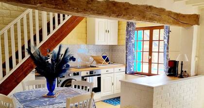 Cozy Riverside Getaway with Terrace, BBQ, Fireplace - Near Village Center