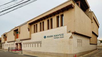 Overnatningsstedets facade